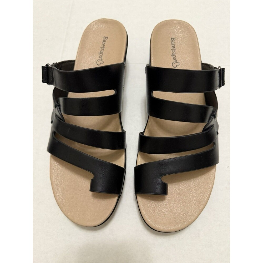 Baretraps Women's Hannah Wedge Sandals 10M Black